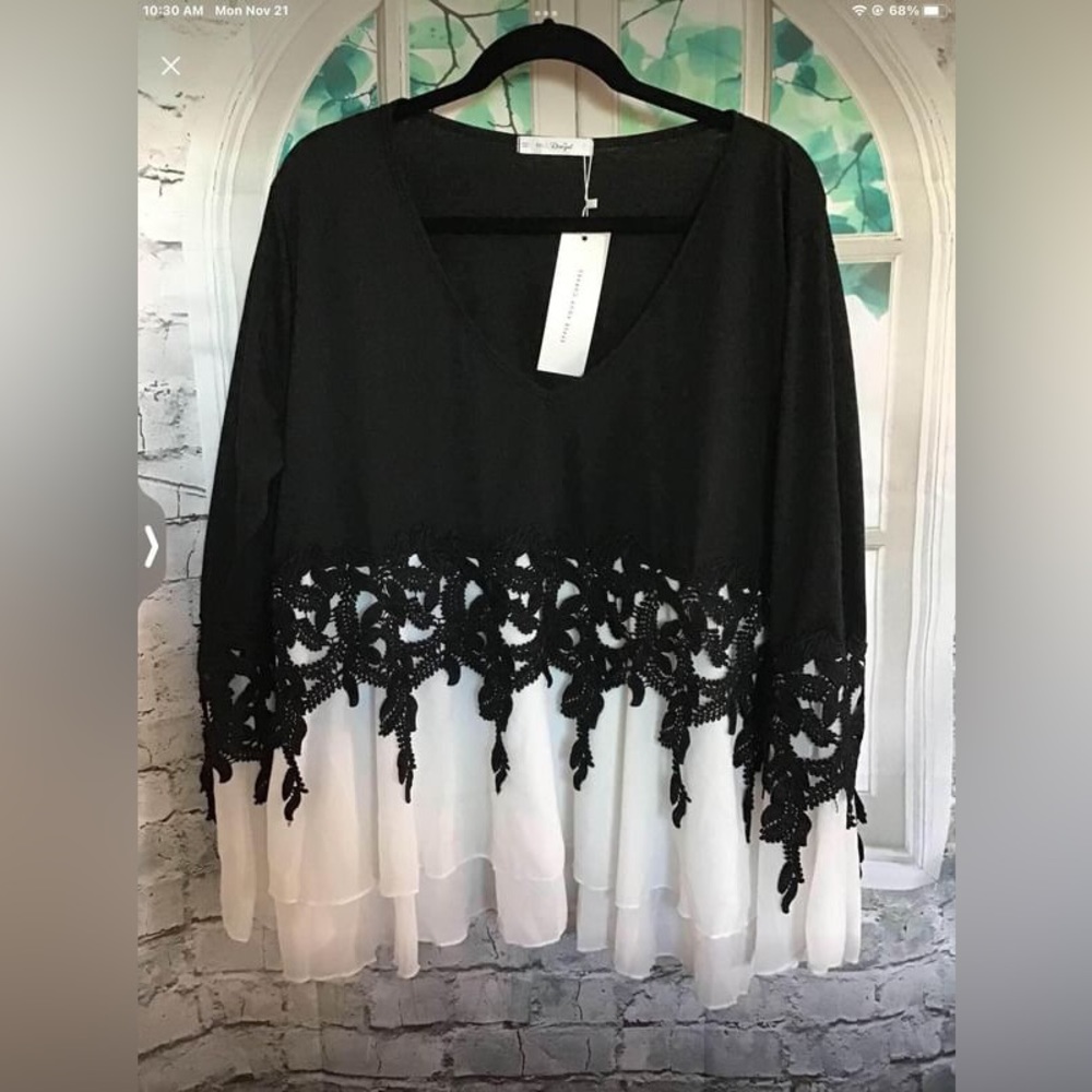 Women's Plus Size 5X Top NEW